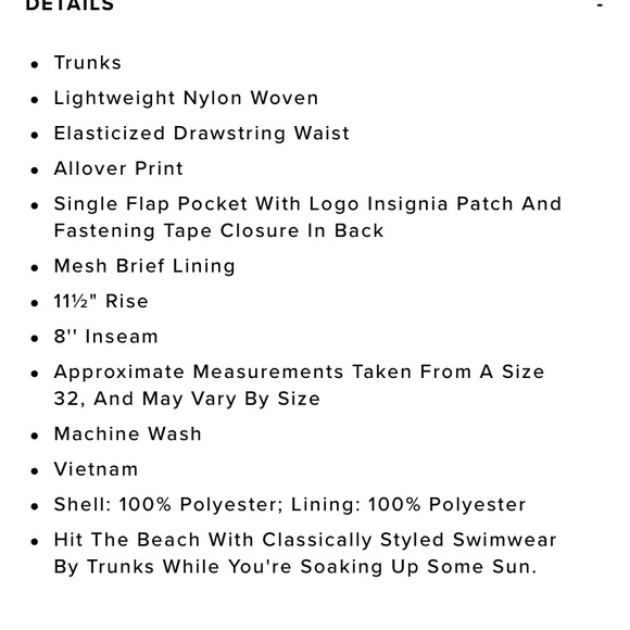 TRUNKS swim shorts - Picture 3 of 3